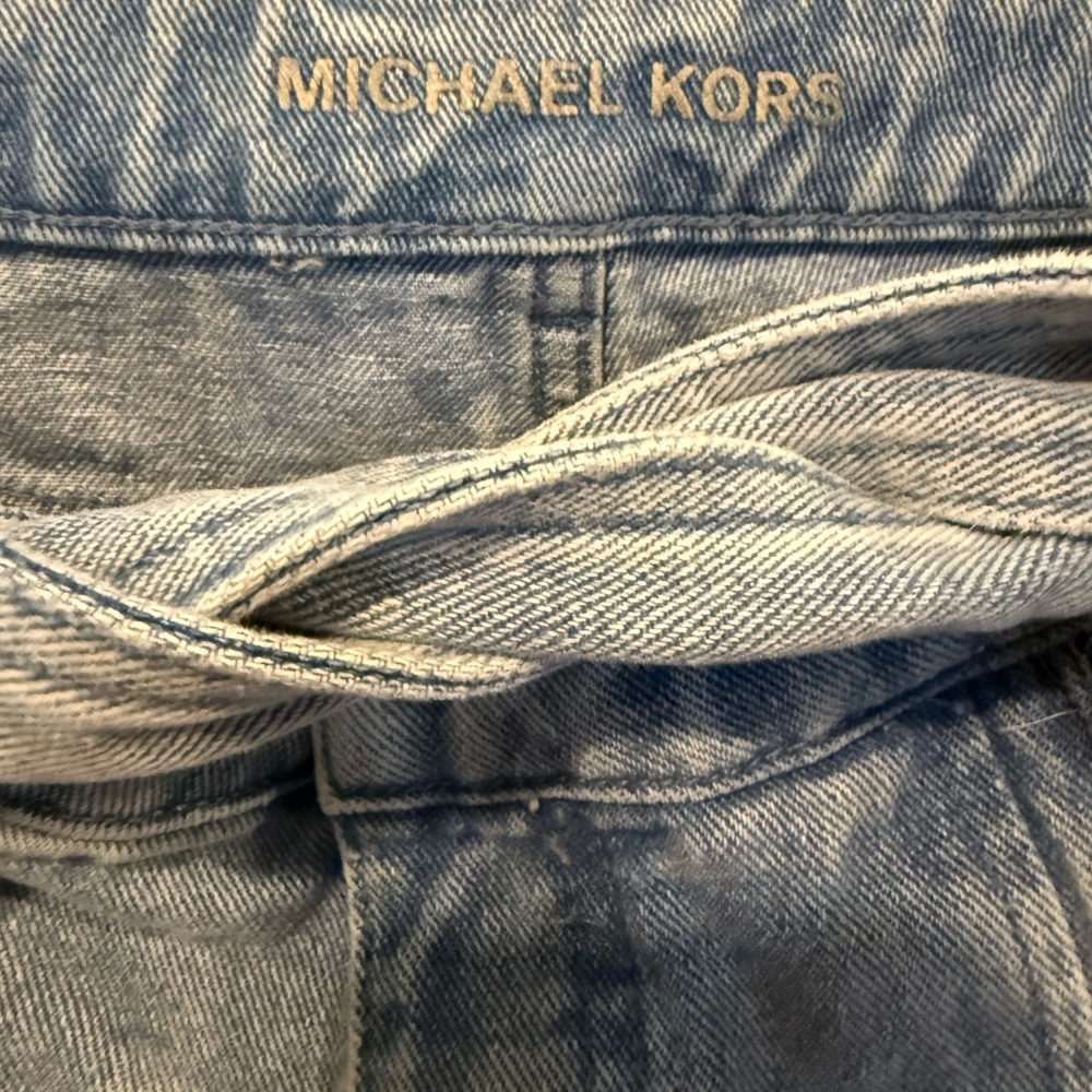 Michael Kors Light Blue Paper Bag Denim Jeans - Picture 5 of 6